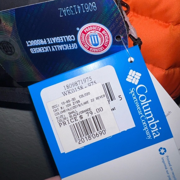 Reversable Columbia beavers vest - Picture 3 of 4